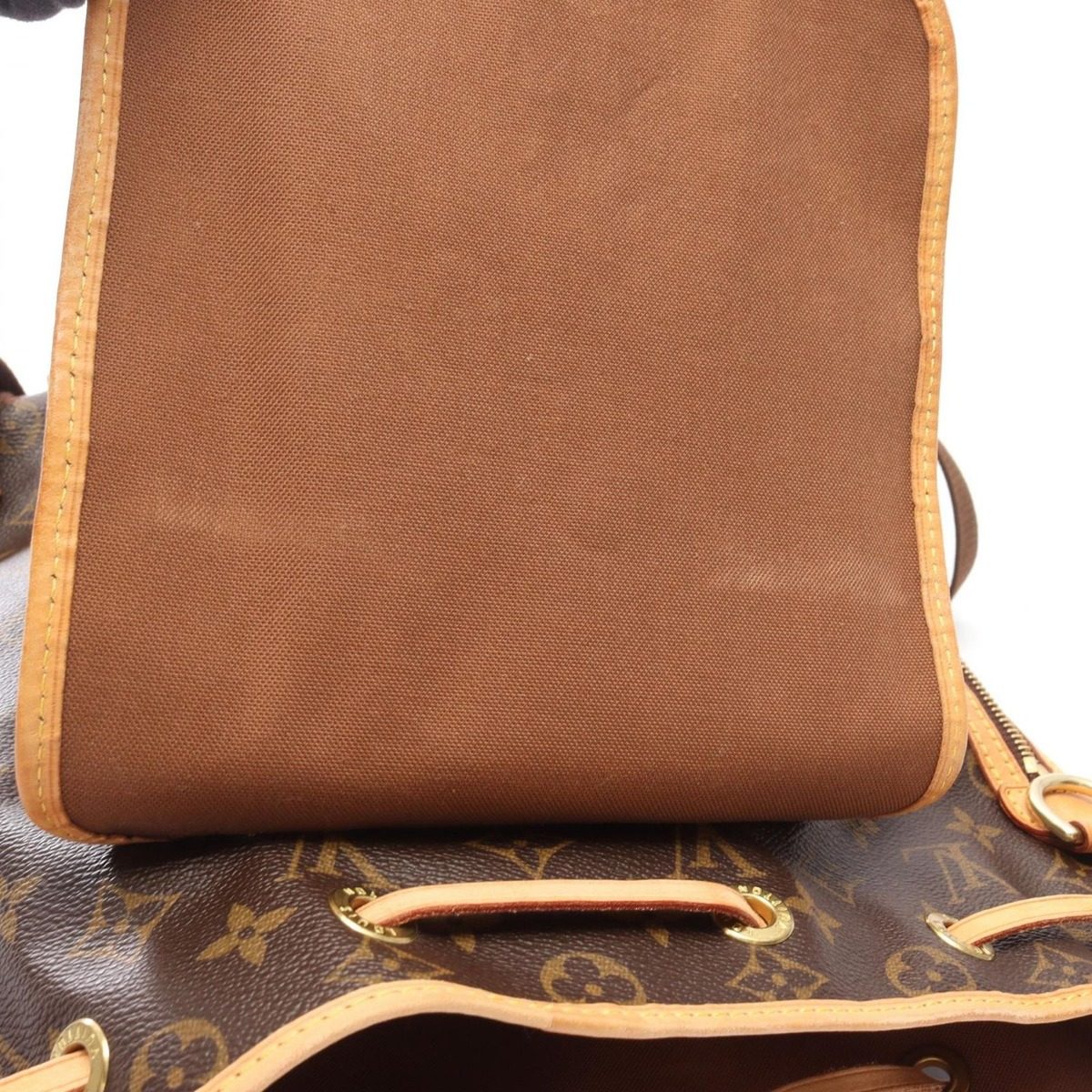 Louis Vuitton Backpack a Dos Bosfoll Canvas Leather Sac — view 6