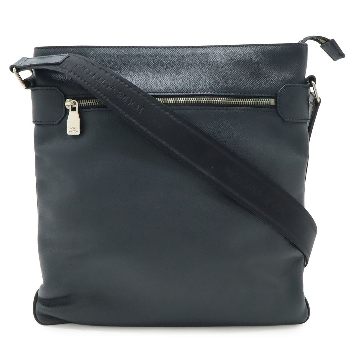 Louis Vuitton Taiga Sasha Shoulder Bag Crossbody Depth Bol Navy Silver