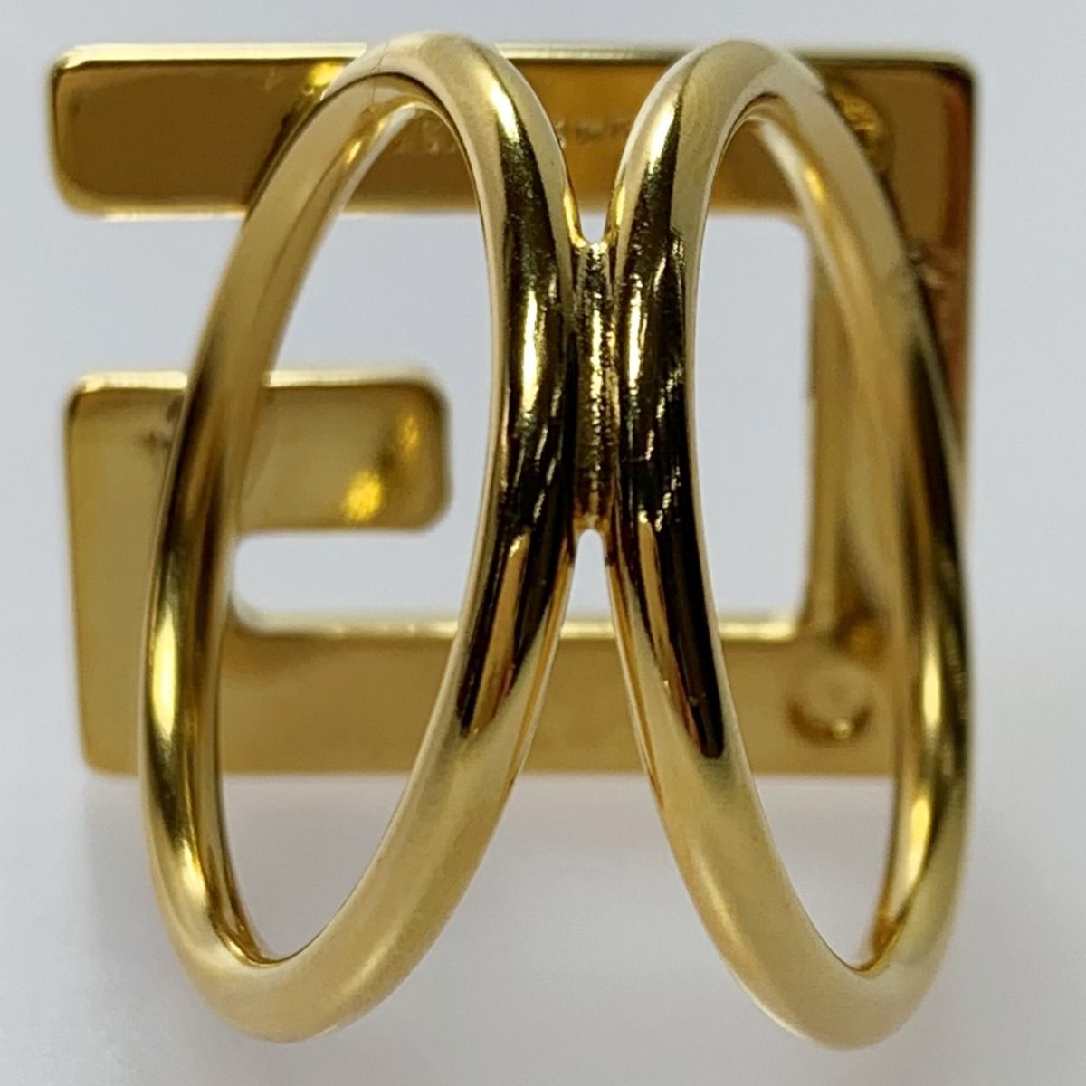 Gucci Plated G Logo G Motif Gold Scarf Ring