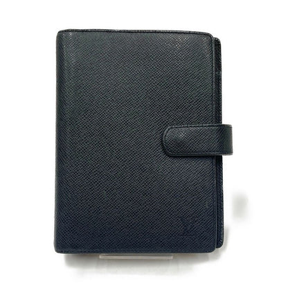 Louis Vuitton Taiga Agenda Notebook Notebook Cover R20222 Black Delivery As Is