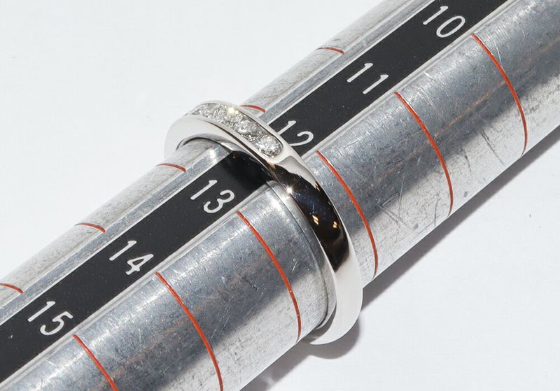 Tiffany & Co Pt950 Ring With 11 Diamonds (033ct) Half Circle Channel Setting