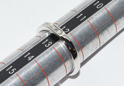 Tiffany & Co Pt950 Ring With 11 Diamonds (033ct) Half Circle Channel Setting