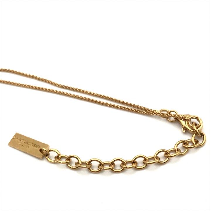 Saint Laurent Love Necklace Gold