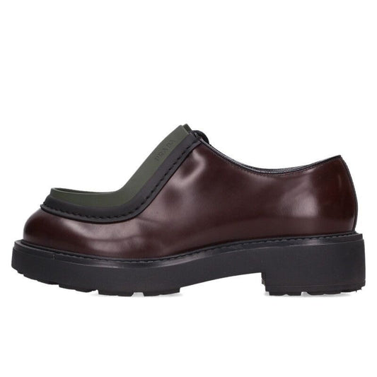 Prada 2 Eg421 Diapason Leather Lace Up Shoes 6.5