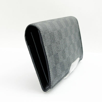 Louis Vuitton Long Wallet Damier Portefeuille Villaza N62665 N62665 Black