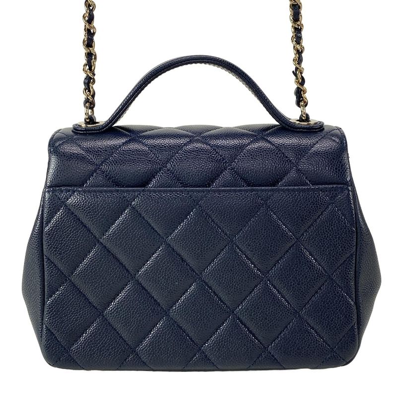 Chanel Shoulder Bag Business Affinity Small/matelasse /small Top Handle Flap