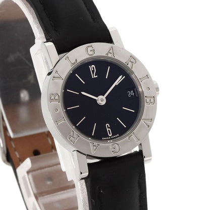 Bvlgari Bb23sl Bvlgari Watch SS Leather Ladies