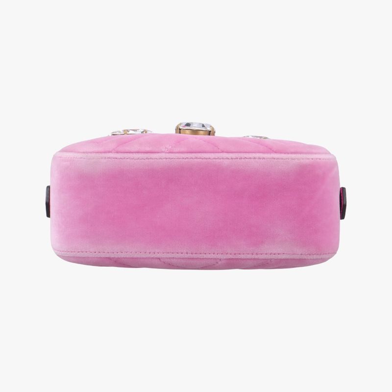 Guccigg Marmont Pink Velour 448065 C02882616