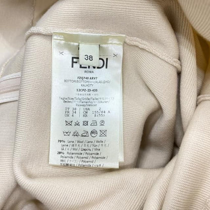Fendi Fzq740 ARV7 Skirt Knee-length Skirt Bottoms Tight Skirt Wool Nylon