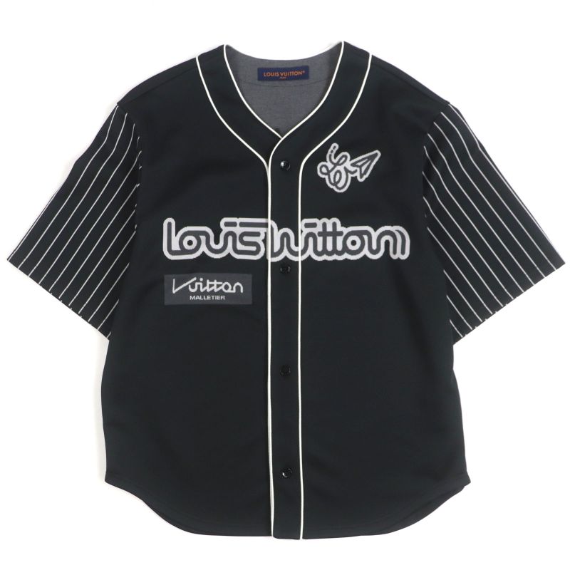  Louis Vuitton 23SS Logo Button Logo Number Ring Short Sleeve Short Sleeve