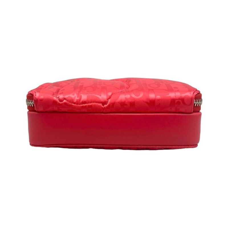 Christian Dior Shoulder Bag Oblique Messenger Bag 2esbc119ray Quilted Bunny Red
