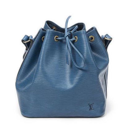 Louis Vuitton Noe Blue Epi Handbag