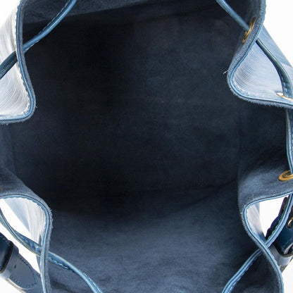 Louis Vuitton Noe Blue Epi Handbag — view 9