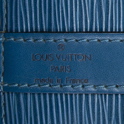 Louis Vuitton Noe Blue Epi Handbag — view 10
