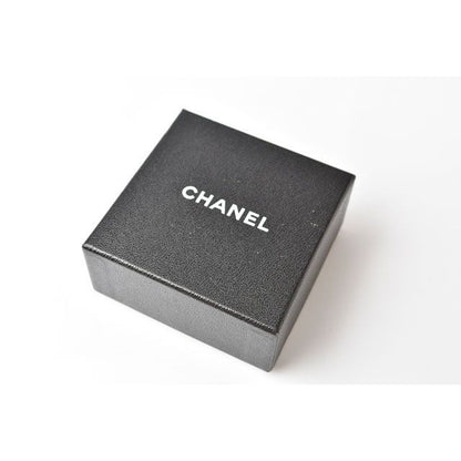 Chanel Earrings Accessories Coco Mark CC Rhinestone Gunmetal — view 7