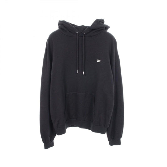 Celine Hoodie Triomphe Embroidery Luzf Die Black Cotton Cashmere
