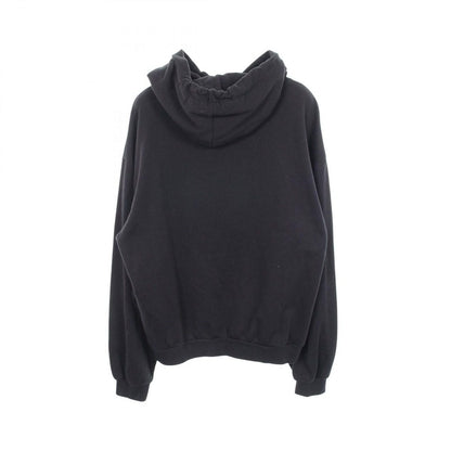 Celine Hoodie Triomphe Embroidery Luzf Die Black Cotton Cashmere — view 2