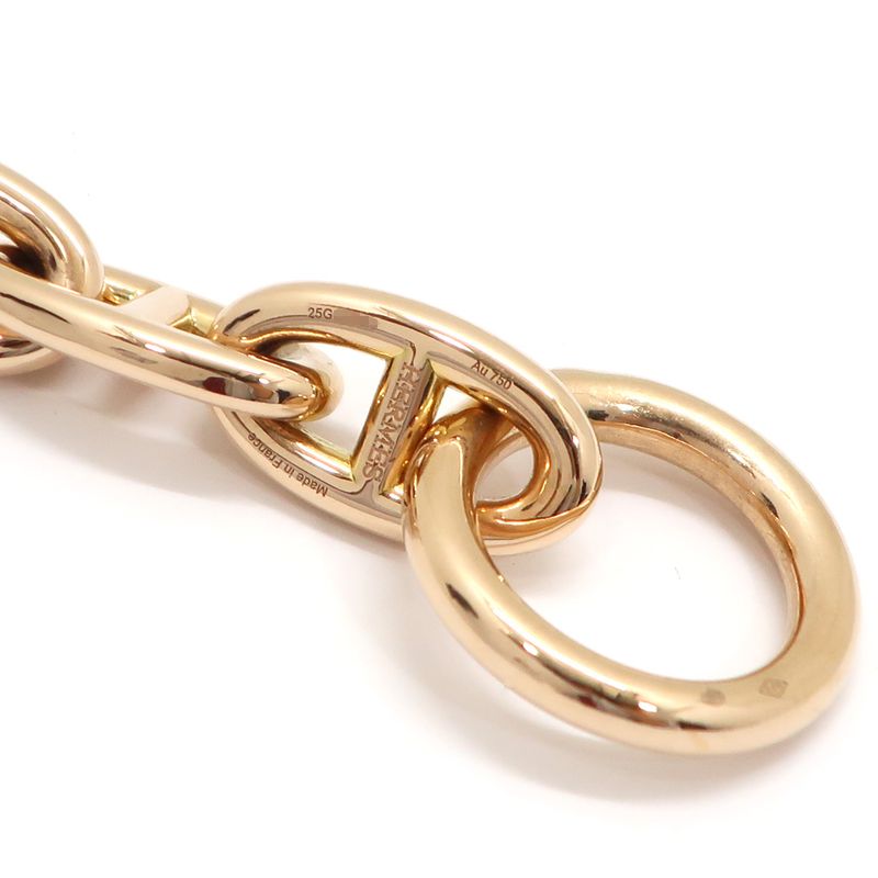 Hermes Chaine D'ancre GM Bracelet 12 Frames 12link 18K 750 PG Pink