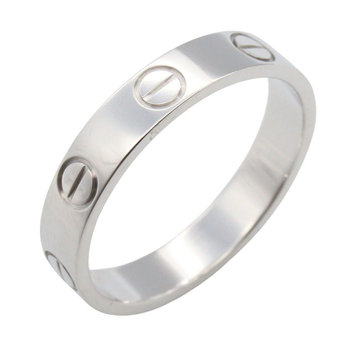 Cartier Ring Mini Love 18k White Gold Mini Lin Bra