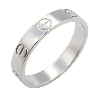 Cartier Ring Mini Love 18k White Gold Mini Lin Bra