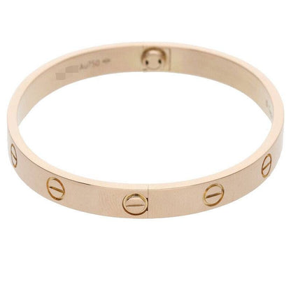 Cartier LOVE Bracelet Love Bracelet New Shape 18K Pink Goldbracelet Men's 17