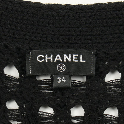 Chanel Cardigan CC Logo Button Cotton — view 3