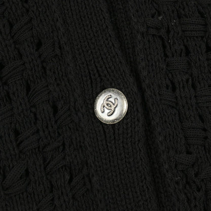 Chanel Cardigan CC Logo Button Cotton — view 9