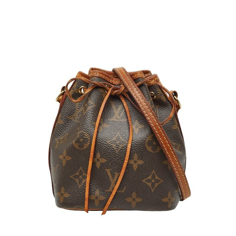 Louis Vuitton Monogram Nano Noe Crossbody Mini Shoulder Bag Drawstring