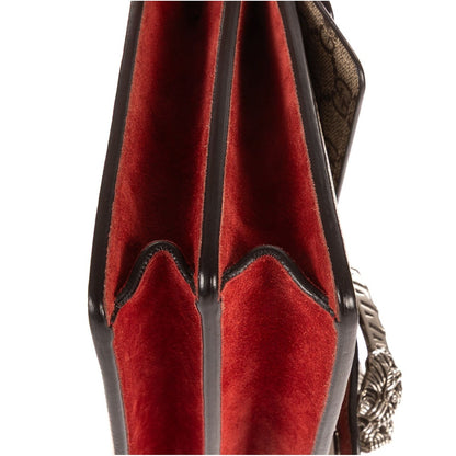 Gucci Dionysus Beige Red Supreme Canvas Shoulder Bag — view 7