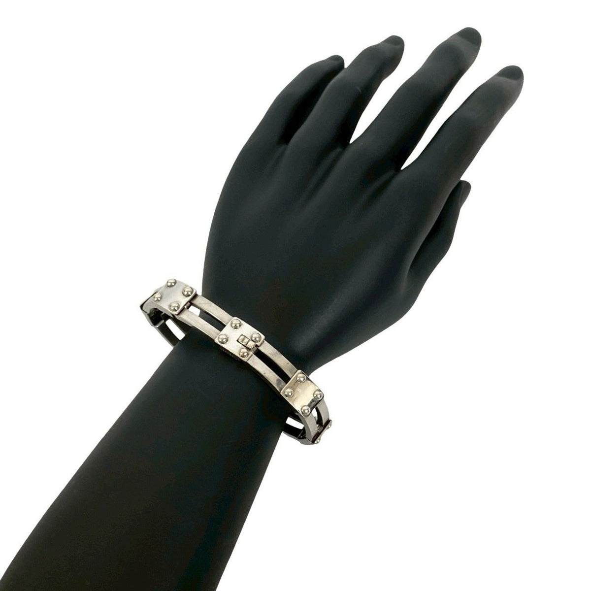 Hermes Vintage Gate Motif Bracelet Bangle — view 2