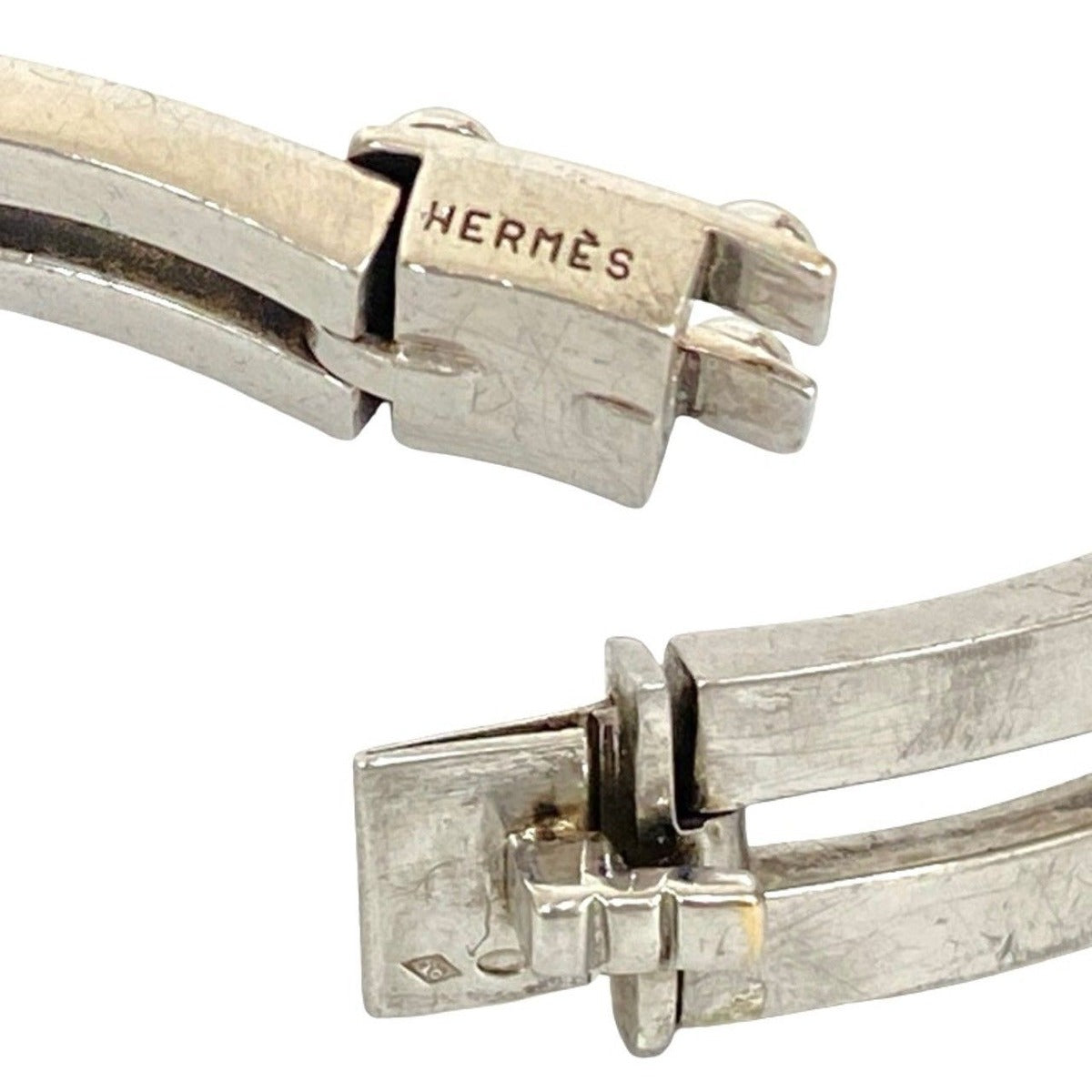 Hermes Vintage Gate Motif Bracelet Bangle — view 3
