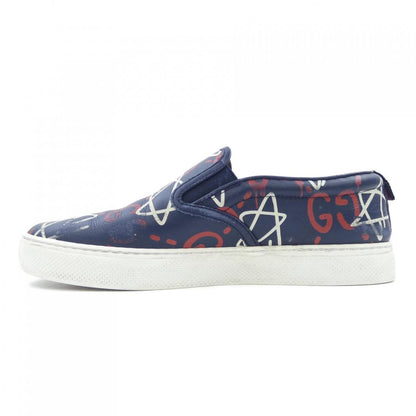 Gucci Sneakers White 6 Navy Red — view 2