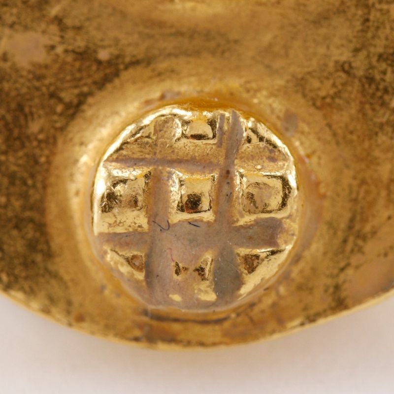 Chanel Triple Coco Mark Vintage Gold Plated And Faux Pearl 94A Ladies 29.4g