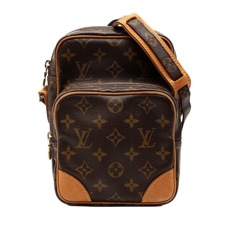 Louis Vuitton Monogram Amazon Crossbody Bag Brown Leather