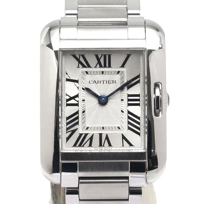 Cartier Tank Anglaise SM W5310022 Silver Dial Ladies