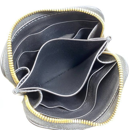 Bottega Veneta Coin Case Ec21504 Black Intrecciato