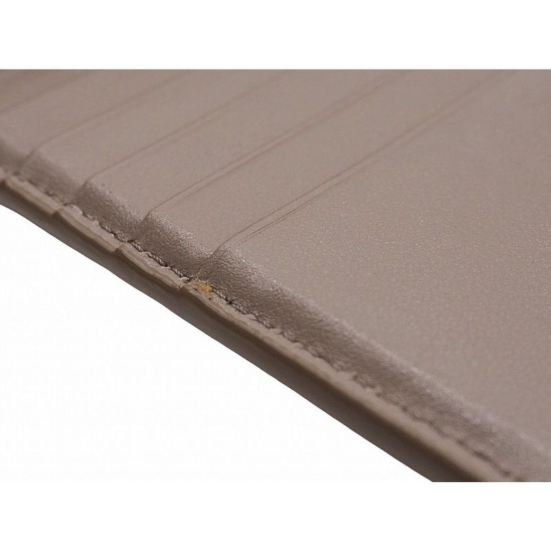 Celine Medium Strap Wallet Calfskin Pebble Glaze Mineral Blue Bicolor Wallet