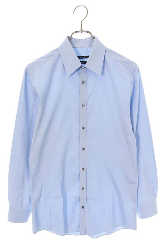 Gucci 307648 21131 Cotton Long Sleeve Shirt Men 38