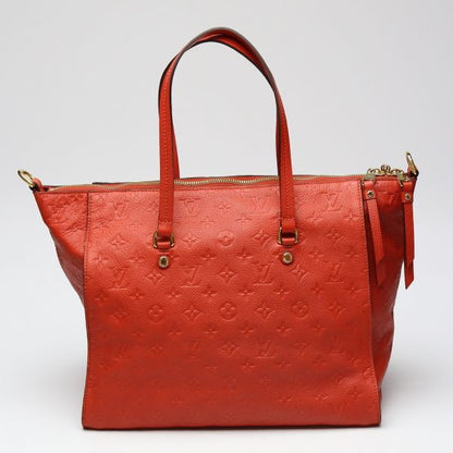 Louis Vuitton M50048 Empreinte Bastille MM Monogram Tote Bag Louis Vuitton Red