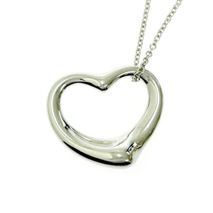 Tiffany & Co Tiffany & Co Silver Elsa Peretti Open Heart Necklace 10.7g 925