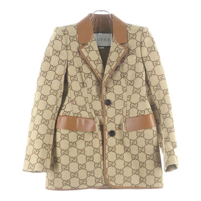 Gucci the Hacker Maxi GG Hourglass Jacket Beige