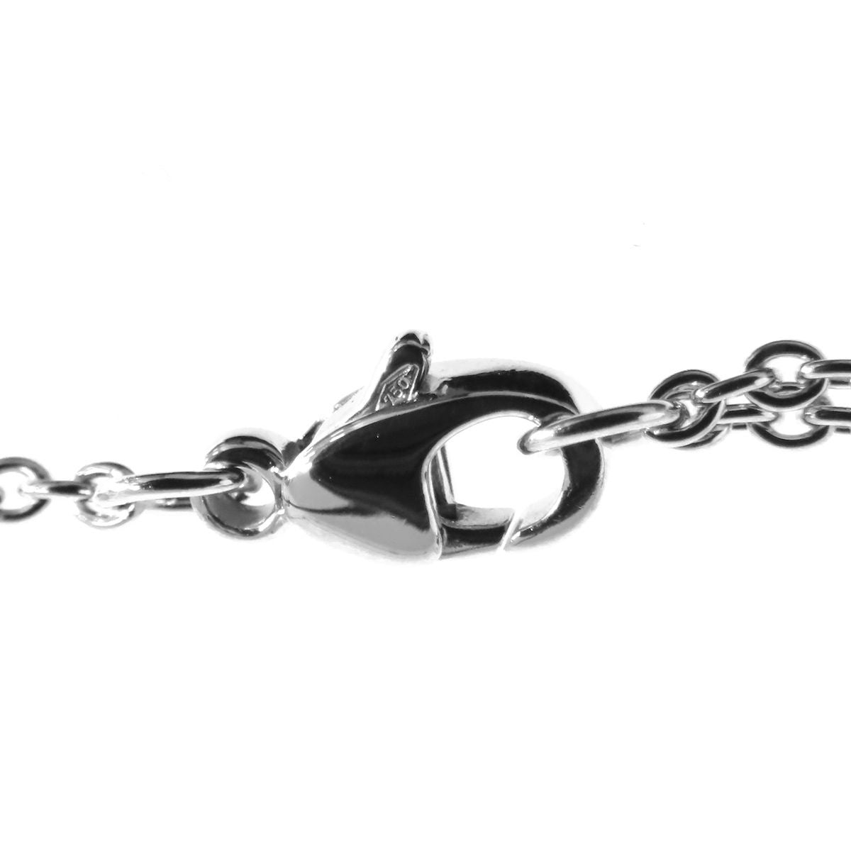Louis Vuitton Pendentif Monogram White Gold 18K Diamond Necklace — view 5