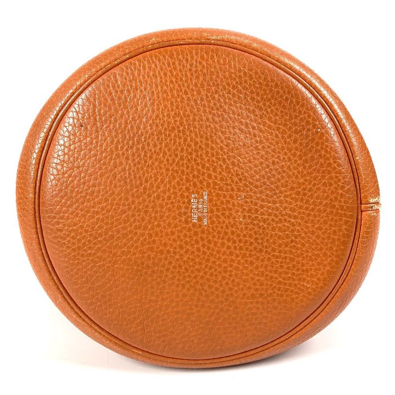 Hermes Shoulder Bag Mangeoir MM Mangeoir MM Taurillon Cles Mance Orange