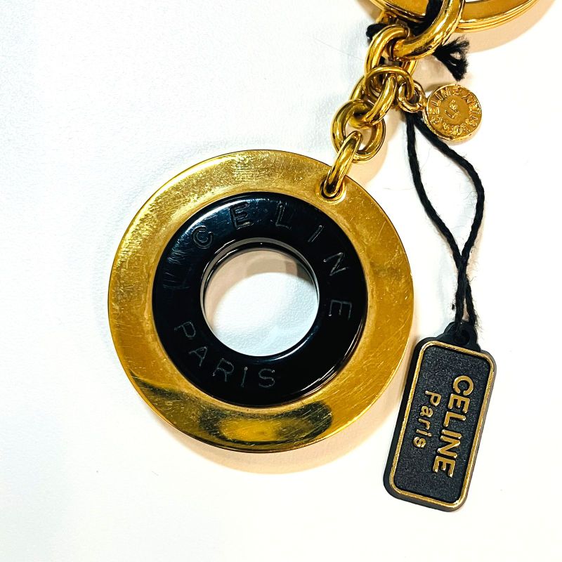 Celine Circle Logo Key Holder: X2016