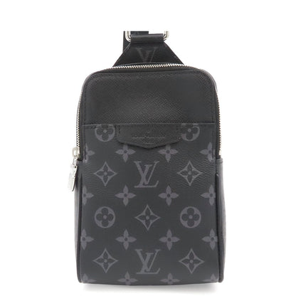 Louis Vuitton Outdoor Sling Bag Noir Silver Taigarama Monogram Eclipse Taiga