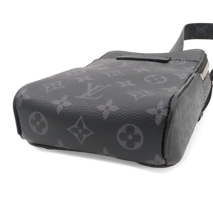 Louis Vuitton Outdoor Sling Bag Noir Silver Taigarama Monogram Eclipse Taiga — view 4