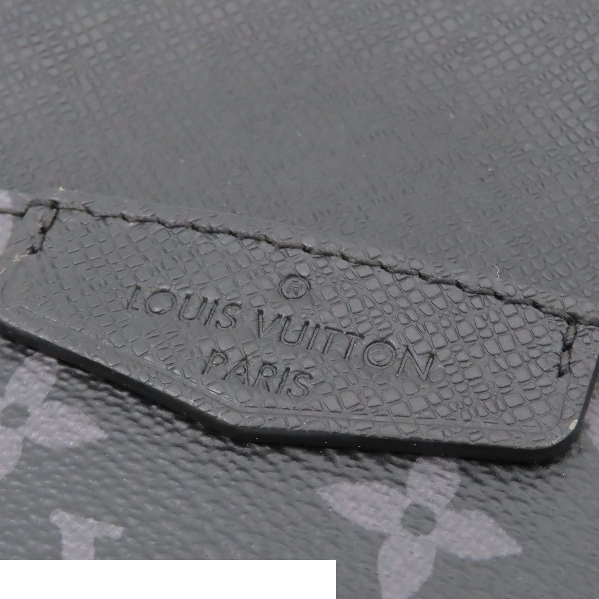 Louis Vuitton Outdoor Sling Bag Noir Silver Taigarama Monogram Eclipse Taiga — view 6