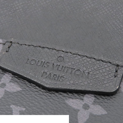 Louis Vuitton Outdoor Sling Bag Noir Silver Taigarama Monogram Eclipse Taiga — view 6