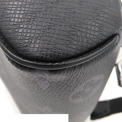 Louis Vuitton Outdoor Sling Bag Noir Silver Taigarama Monogram Eclipse Taiga — view 7