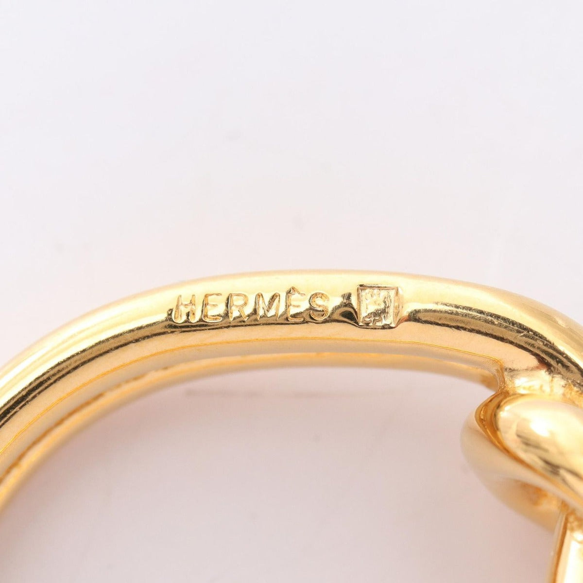 Hermes Scarf Ring Atame Gold — view 4